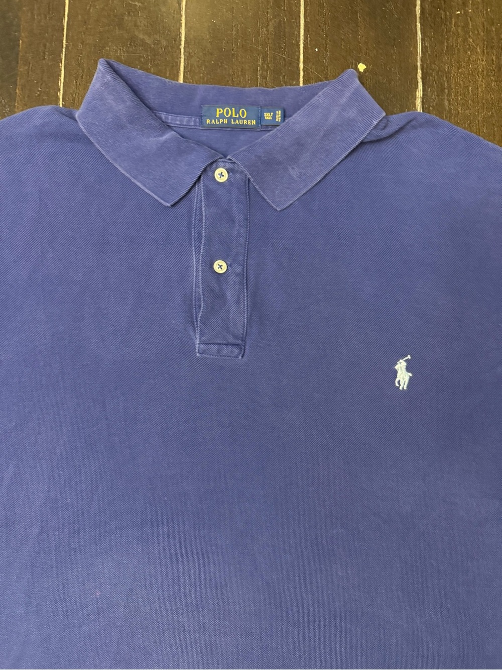 Polo Ralph Lauren Mens 3XLT Tall Blue Polo Shirt Classic Fit Pony Big & Tall